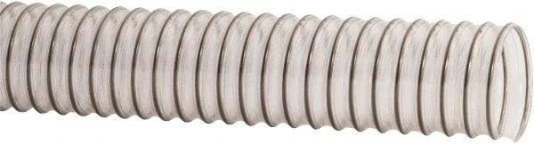 Hi-Tech Duravent - 4" ID, 5 Hg Vac Rating, 7 psi, Polyurethane Vacuum & Duct Hose - 25' Long, Clear, 6-1/2" Bend Radius, -65 to 200°F - Americas Industrial Supply