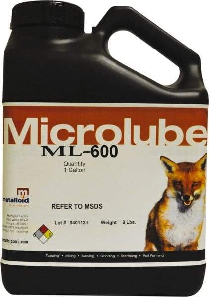 Metalloid - Microlubricant ML-600, 55 Gal Drum Cutting & Sawing Fluid - Synthetic - Americas Industrial Supply