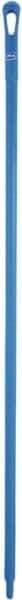 Vikan - 59 x 1-1/4" Polypropylene Squeegee Handle - European Threaded Connection, Blue - Americas Industrial Supply