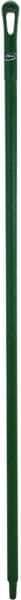 Vikan - 59 x 1-1/4" Polypropylene Squeegee Handle - European Threaded Connection, Green - Americas Industrial Supply