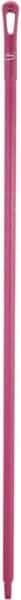 Vikan - 59 x 1-1/4" Polypropylene Squeegee Handle - European Threaded Connection, Pink - Americas Industrial Supply
