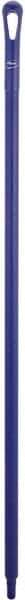 Vikan - 51 x 1-1/4" Polypropylene Squeegee Handle - European Threaded Connection, Purple - Americas Industrial Supply
