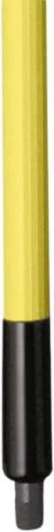 Remco - 187 x 1-1/4" Fiberglass Squeegee Handle - European Threaded Connection, Yellow, Telescoping - Americas Industrial Supply
