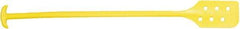 Remco - Yellow Polypropylene Mixing Paddle with Holes - 52" Overall Length - Americas Industrial Supply