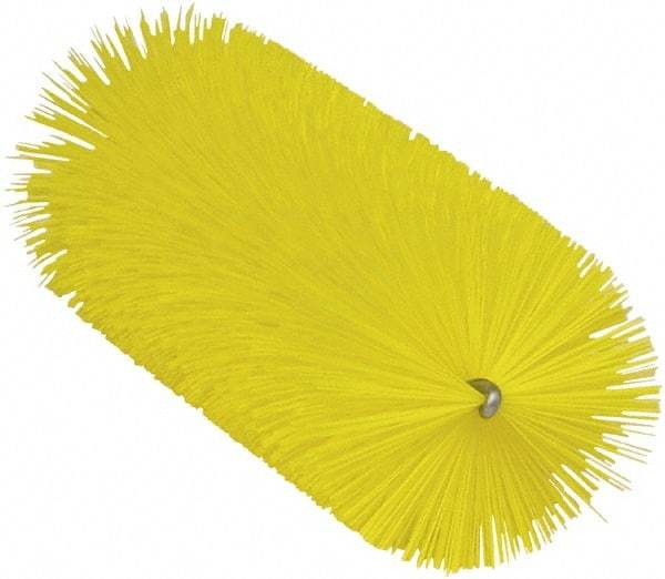 Vikan - 2.3" Diam Polyester Tube Brush - 6-1/4" OAL, 6-1/2" Head Length, Stainless Steel Handle - Americas Industrial Supply