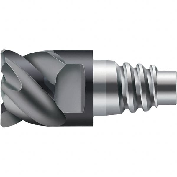 Walter-Prototyp - Grade WJ30TF Carbide Milling Tip Insert - TiAlN Finish, 4 Flutes, 20mm Cutting Diam, 21mm Depth of Cut, 0.079" Cnr Rad, 50° Helix - Americas Industrial Supply