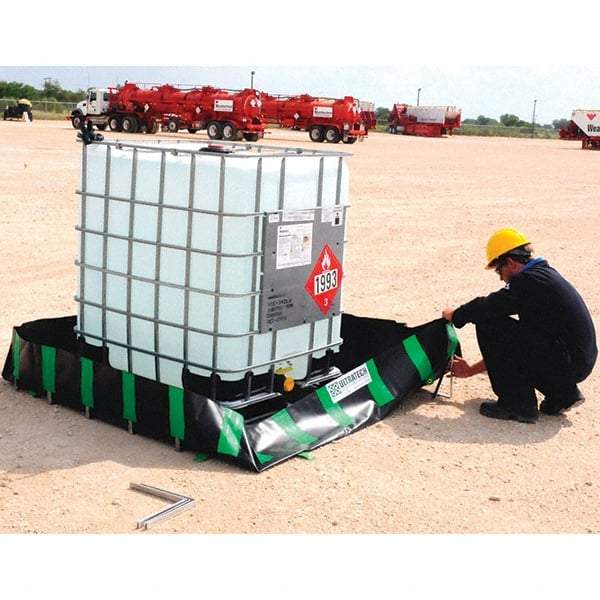 UltraTech - 810 Gal Copolymer 2000 Containment Berm, Economy Model - 13" High x 10' Wide x 10" Long - Americas Industrial Supply
