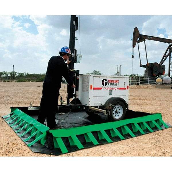 UltraTech - 4,488 Gal Copolymer 2000 Containment Berm, Compact Model - 1' High x 40' Wide x 15" Long - Americas Industrial Supply