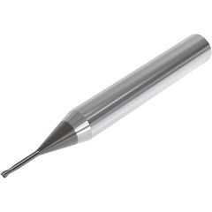 Seco - 2mm, 2 Flute, Single End, Solid Carbide, 0.15mm Corner Radius End Mill - 60mm OAL, 30° Helix, Right Hand Flute, 3mm LOC, Right Hand Cut, 14mm Extended Reach - Americas Industrial Supply