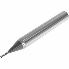 Seco - 0.8mm, 2 Flute, Single End, Solid Carbide, 0.05mm Corner Radius End Mill - 50mm OAL, 30° Helix, Right Hand Flute, 1.2mm LOC, Right Hand Cut, 2.5mm Extended Reach - Americas Industrial Supply