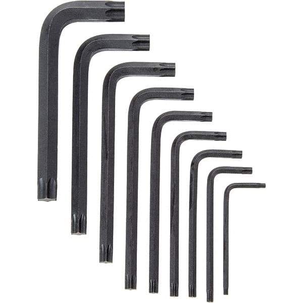 Stanley - 10 Piece T10 to T55 Assortment Torx Key Set - 10 Torx Size - Americas Industrial Supply