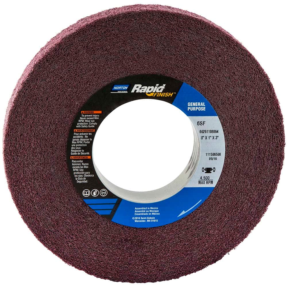 Norton - Deburring Wheels Wheel Type: Convolute Wheel Diameter (Inch): 8 - Americas Industrial Supply
