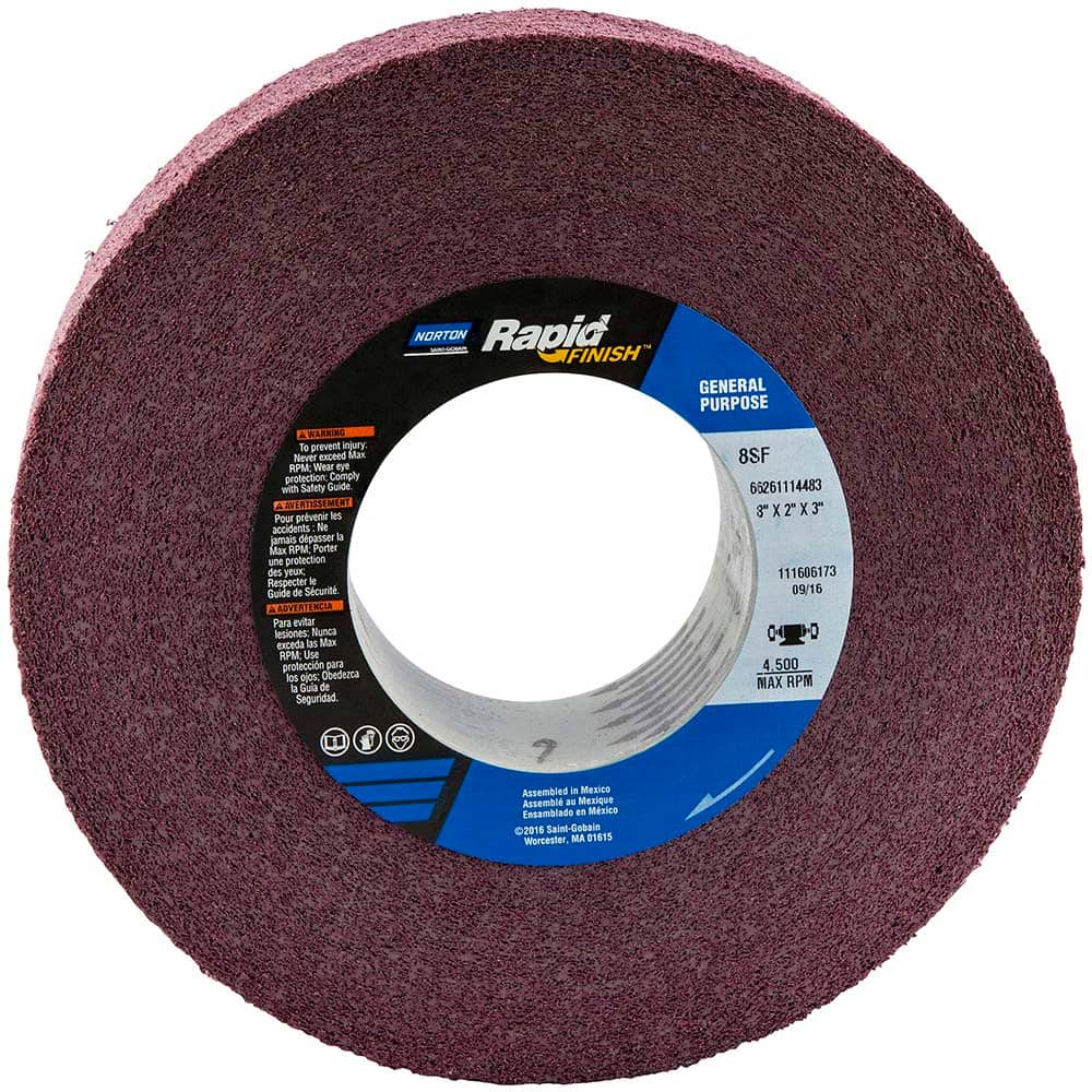 Norton - Deburring Wheels Wheel Type: Convolute Wheel Diameter (Inch): 8 - Americas Industrial Supply
