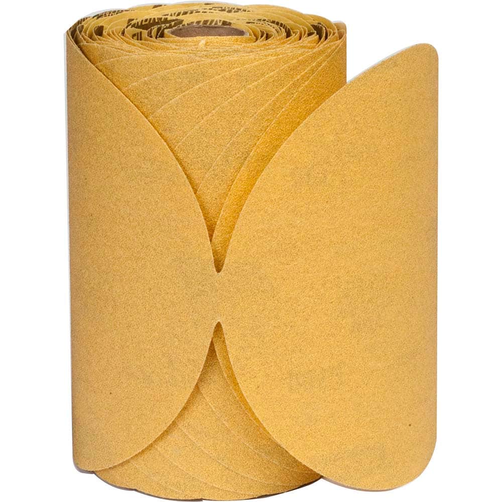 Norton - 6" Diam, 150 Grit Aluminum Oxide Adhesive PSA Disc - Americas Industrial Supply