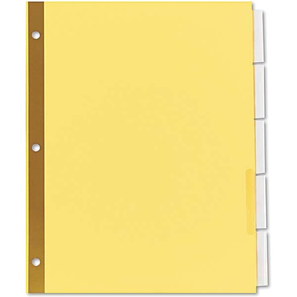 UNIVERSAL - Tabs, Indexes & Dividers Indexes & Divider Type: Customizable Size: 8-1/2 x 11 - Americas Industrial Supply