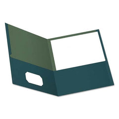 OXFORD - File Folders, Expansion Folders & Hanging Files Folder/File Type: Pocket Folders Color: Blue - Americas Industrial Supply