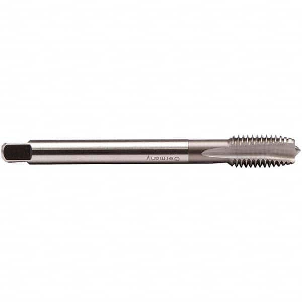 Emuge - M18x1.50 Metric Fine 6H 4 Flute Bright Finish HSS-E Spiral Point Tap - Americas Industrial Supply