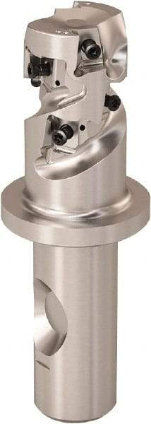Seco - 25mm Cutting Diam, 20mm Shank Diam, 8mm Max Depth of Cut, Straight Shank Indexable Copy End Mill - 2 Inserts, LOEX Insert, R217.94 Toolholder - Americas Industrial Supply