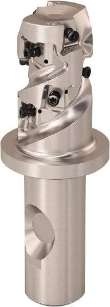 Seco - 25mm Cutting Diam, 20mm Shank Diam, 8mm Max Depth of Cut, Straight Shank Indexable Copy End Mill - 2 Inserts, LOEX Insert, R217.94 Toolholder - Americas Industrial Supply
