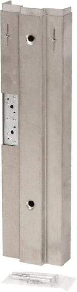 Door Innovation - 5-3/4" Wide x 21.6" High, Galvanized, Door Reinforcer - 1-3/4" Thick Door, Use with Right Hand Steel Door Frame - Americas Industrial Supply