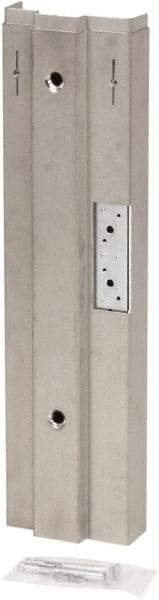 Door Innovation - 5-3/4" Wide x 21.6" High, Galvanized, Door Reinforcer - 1-3/4" Thick Door, Use with Left Hand Steel Door Frame - Americas Industrial Supply