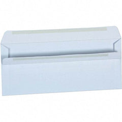 Universal One - 4.13" Long x 9.63" Wide Self Seal Business Envelope - White - Americas Industrial Supply