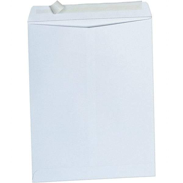 Universal One - 4" Long x 10.13" Wide Peel-Off Self-Seal White Catalog Envelope - White - Americas Industrial Supply
