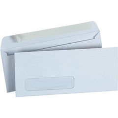 Universal One - 4.13" Long x 9.63" Wide Peel-Off Self-Seal Business Envelope - White - Americas Industrial Supply
