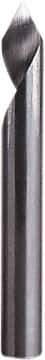 Seco - 60° Incl Angle, .157" Shank Diam, 1-1/2" OAL, 0.008" Cut Diam, Conical Engraving Cutter - 0.7874" LOC, 0.008" Tip Diam, 1 Flute, Right Hand Cut, Solid Carbide, Uncoated - Americas Industrial Supply
