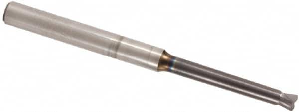 Seco - 4mm, 2 Flute, Single End, Solid Carbide, 0.3mm Corner Radius End Mill - 80mm OAL, 0° Helix, Right Hand Flute, 0.25mm LOC, Right Hand Cut, 28mm Extended Reach - Americas Industrial Supply