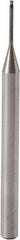 Seco - 0.5mm Diam, 0.38mm LOC, 2 Flute Solid Carbide Ball End Mill - MEGA-T Finish, Single End, 40mm OAL, 3mm Shank Diam, Spiral Flute - Americas Industrial Supply
