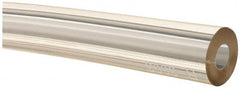 Made in USA - 3/8" ID x 7/8" OD, 1/4" Wall Thickness, Cut to Length (50' Standard Length) Tygon Tube - Clear, 50 Max psi, 40 Hardness - Americas Industrial Supply