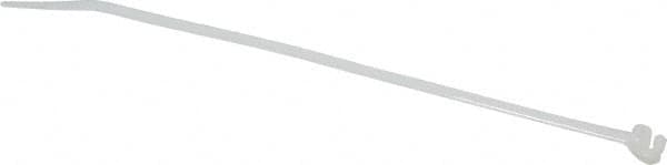 Thomas & Betts - 7-1/2" Long Natural (Color) Nylon Reusable Cable Tie - 50 Lb Tensile Strength, 1.4mm Thick, 2" Max Bundle Diam - Americas Industrial Supply