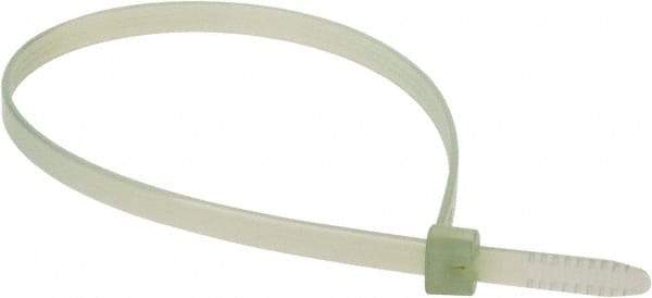 Thomas & Betts - 13.2" Long Green Nylon Standard Cable Tie - 120 Lb Tensile Strength, 1.65mm Thick, 5/8" Max Bundle Diam - Americas Industrial Supply
