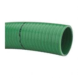 Continental ContiTech - 15 to 150°F, 3" Inside x 3.38" Outside Diam, PVC Liquid Suction & Discharge Hose - Green, 100' Long, 65 psi Working Pressure - Americas Industrial Supply