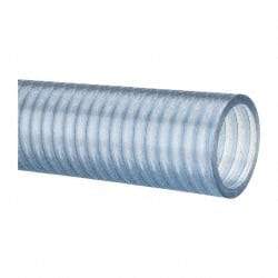 Continental ContiTech - 1-1/2" Inside x 1.78" Outside Diam, Food & Beverage Hose - 6" Bend Radius, Clear, 100' Long, 29 Vacuum Rating - Americas Industrial Supply