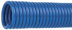 Coilhose Pneumatics - 1/8" ID, 50' Long, Blue Nylon Coiled & Self Storing Hose - 315 Max psi, No Fittings - Americas Industrial Supply