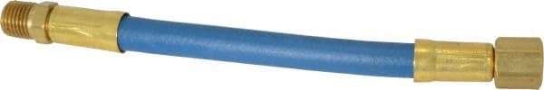 Coilhose Pneumatics - 1/4" ID 1/2' Long Lead-In Whip Hose - FNPT x MNPT Swivel Ends, 200 Working psi, -40 to 212°F, 1/4" Fitting, - Americas Industrial Supply