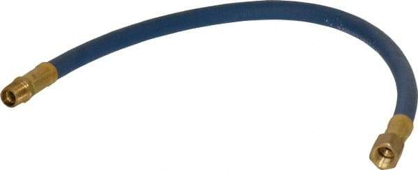 Coilhose Pneumatics - 1/4" ID 1-1/2' Long Lead-In Whip Hose - FNPT x MNPT Swivel Ends, 200 Working psi, -40 to 212°F, 1/4" Fitting, - Americas Industrial Supply