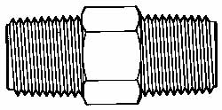 Made in USA - 3/8 NPT Nylon Threaded Tube Fitting - Natural - Americas Industrial Supply