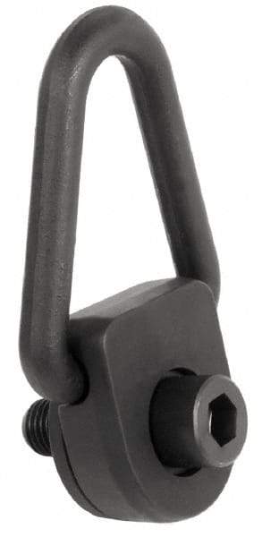 American Drill Bushing - 400 kg. Load Limit, Side Pull Hoist Ring - M8x1.25 Thread Size, 1-1/2 Inch Diameter Ring - Americas Industrial Supply