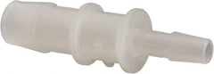 Made in USA - Kynar Single Barbed Tube Reducer - Natural - Americas Industrial Supply
