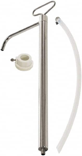 lumax - Water-Based Lubrication 0.06 Gal/Turn Flow Stainless Steel Lever Hand Pump - For 5 Gal Container - Americas Industrial Supply