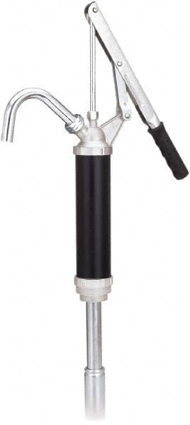 lumax - Oil Lubrication 0.10 Gal/Turn Flow Aluminum & Steel Lever Hand Pump - For 15 to 55 Gal Container - Americas Industrial Supply