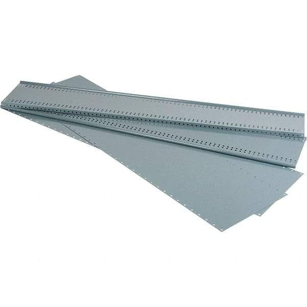 Value Collection - 18.3" Wide, 72 High, Open Shelving Accessory/Component - 21 Gauge Steel, Powder Coat Finish, Use with Bins/Totes - Americas Industrial Supply