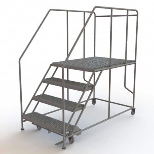 TRI-ARC - Rolling & Wall Mounted Ladders & Platforms Type: Rolling Work Platform Style: Steel Work Platform - Americas Industrial Supply