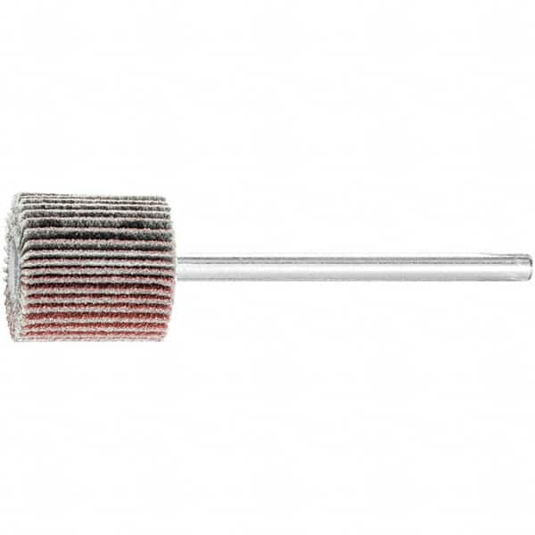 PFERD - 5/8" Diam x 5/8" Face Width, Aluminum Oxide Coated Mounted Flap Wheel - Americas Industrial Supply