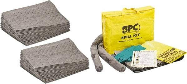 Brady SPC Sorbents - 44 Gal Capacity per Package, Universal Pad - 19" Long x 15" Wide, Polypropylene - Americas Industrial Supply