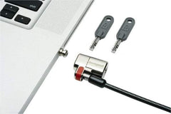 Ability One - 6 Ft. Long Combination Cable Lock - 1/4" Diameter, Key Codeable - Americas Industrial Supply