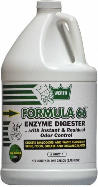 Werth Sanitary Supply - 1 Gal Bottle Odor Neutralizer - Liquid, Fresh Scent, Concentrated, Environmentally Safe - Americas Industrial Supply